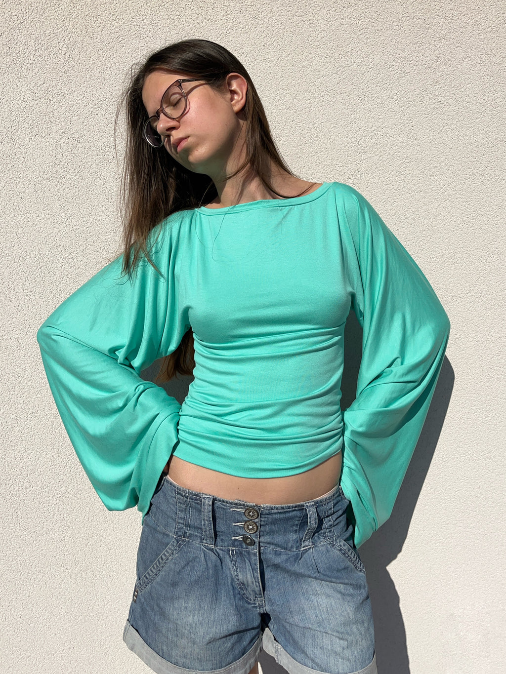 Widesleeve turquoise