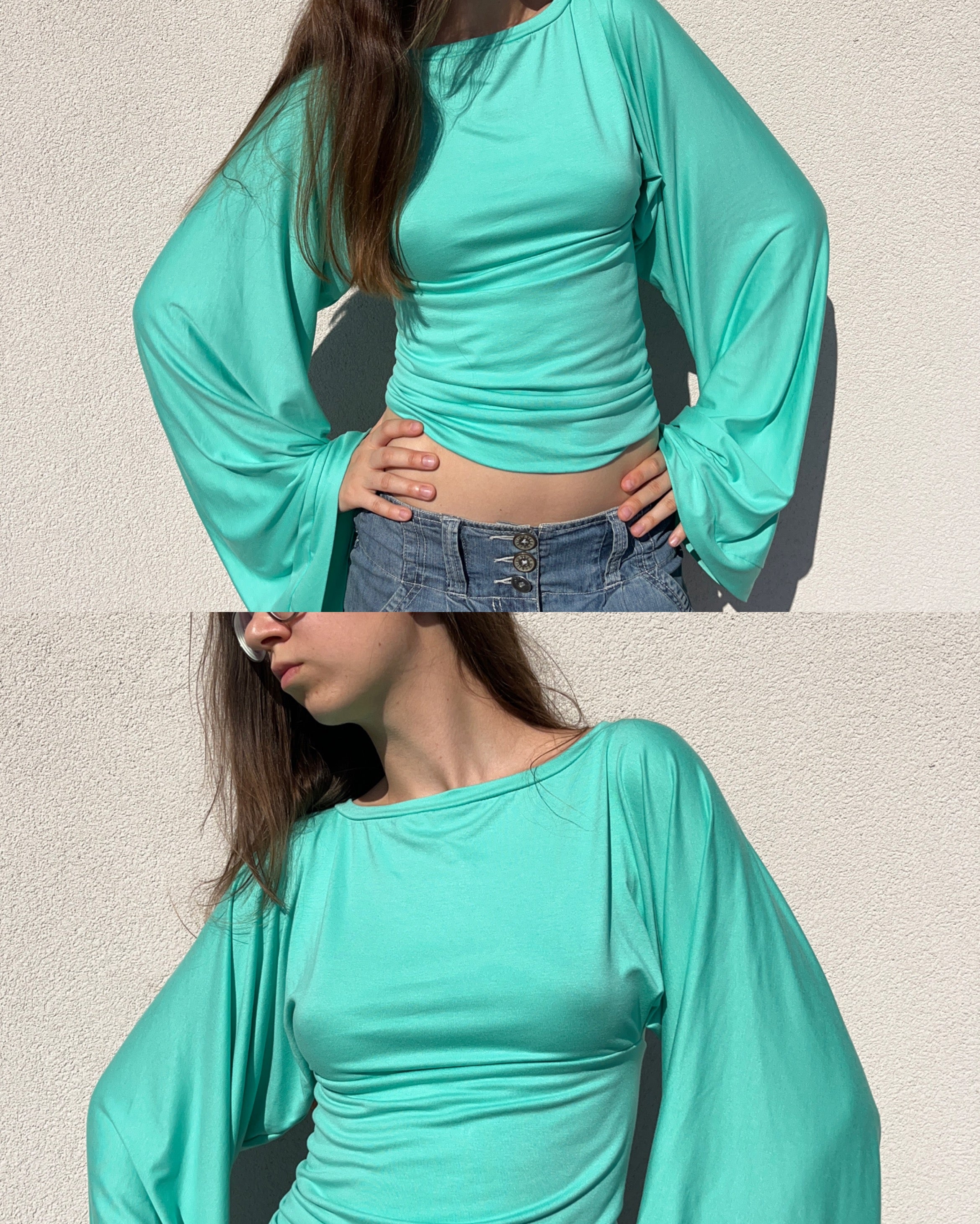 Widesleeve turquoise