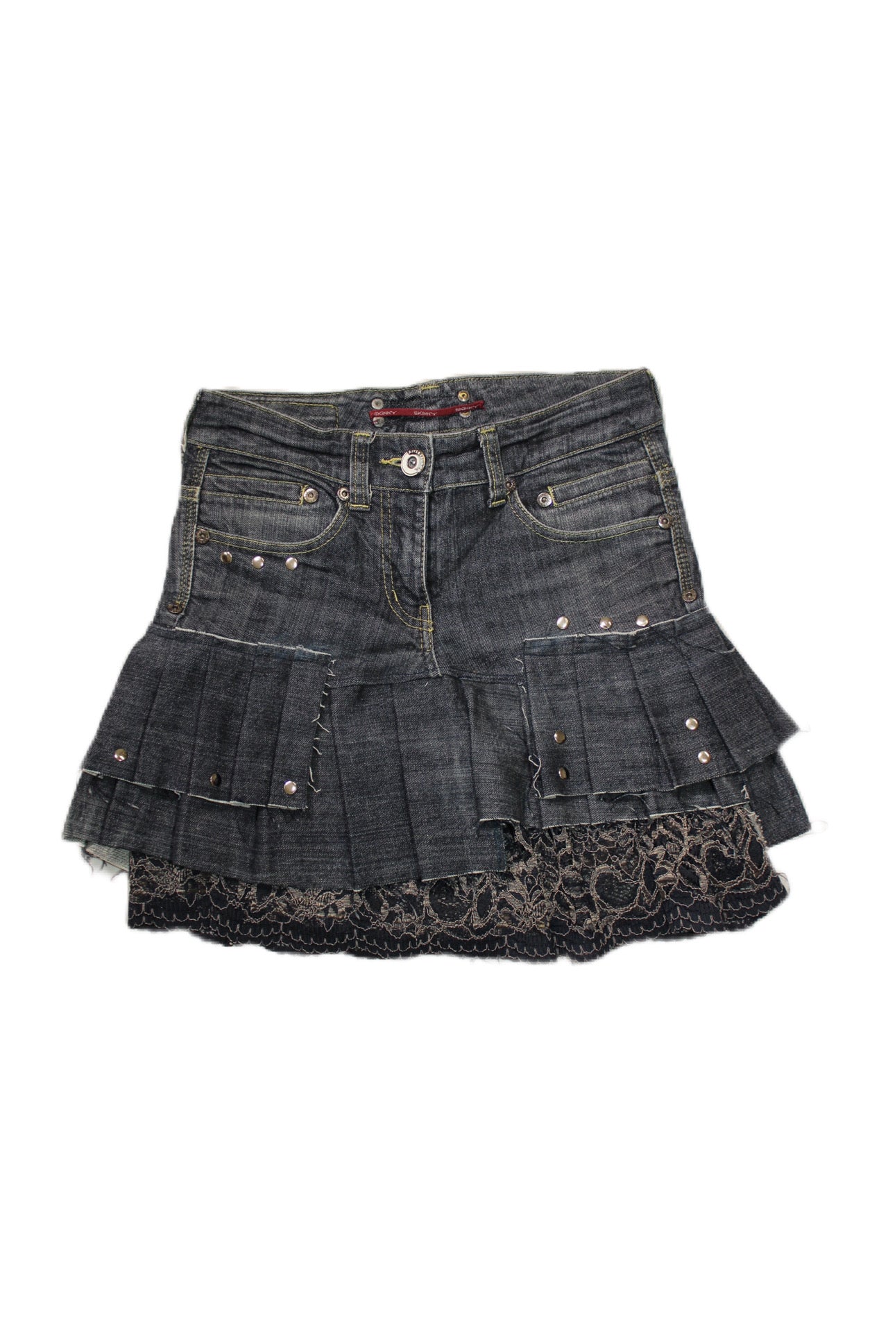 Spódnica denim lace