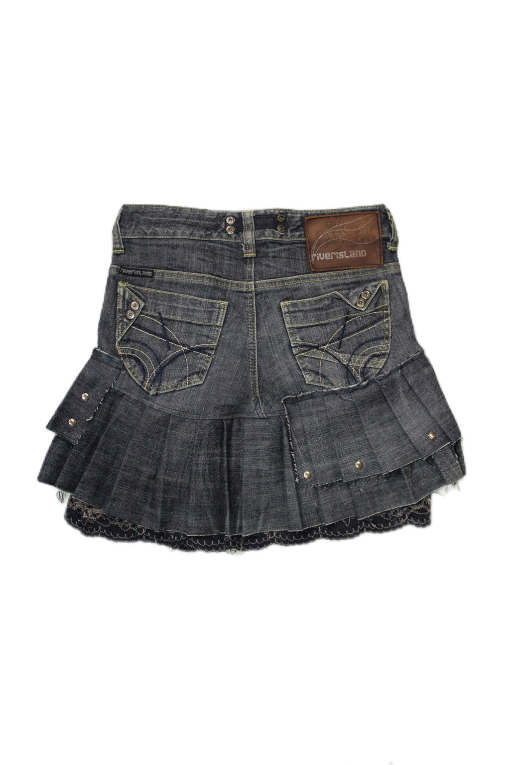 Spódnica denim lace